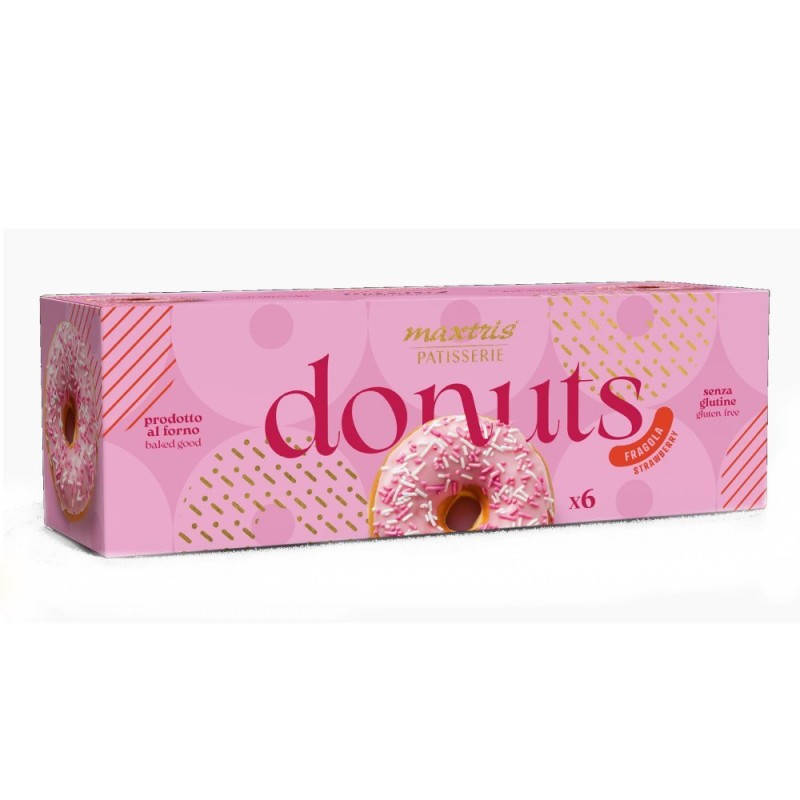 Donuts Alla Fragola Con Glassa Rosa