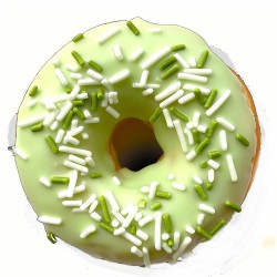 Donuts Al Pistacchio Con Glassa Verde