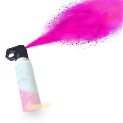 Estintore Spray Polvere Rosa Gender Reveal