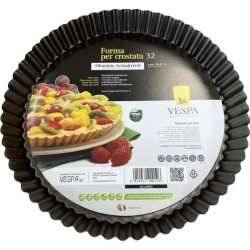 Stampo Crostata In Alluminio Antiaderente 32 cm