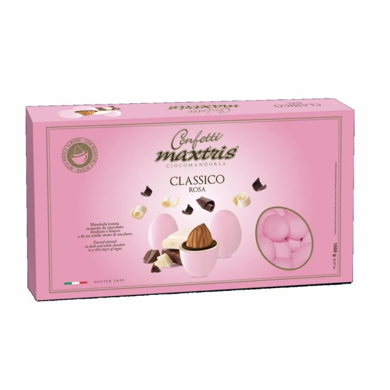 Confetti Classico Rosa 1 kg Maxtris