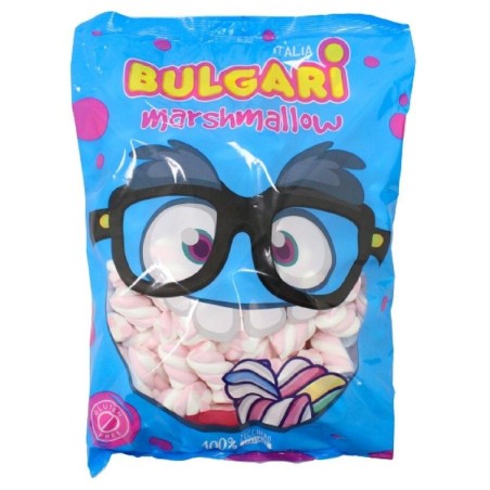 Marshmallow Estruso Treccia Bianco E Rosa 1 kg Bulgari