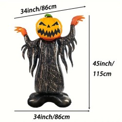 Palloncino Mylar Zucca Horror Halloween 100 Cm