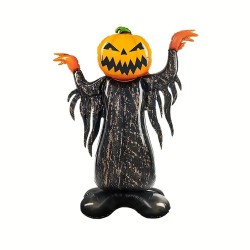 Palloncino Mylar Zucca Horror Halloween 100 Cm