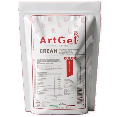 Preparato In Polvere ArtGel Cream Rosso 250g