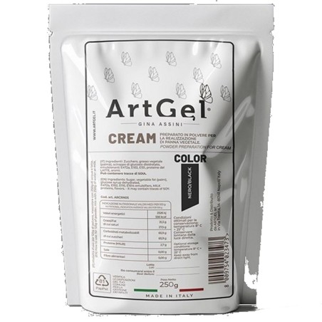 Preparato In Polvere ArtGel Cream Nero 250g