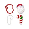 Set 2 Tagliapasta Babbo Natale E Candy Cane