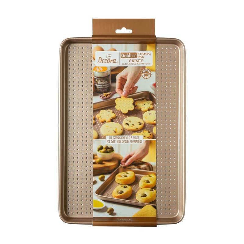 Teglia Forata Cookies Rose Gold Line