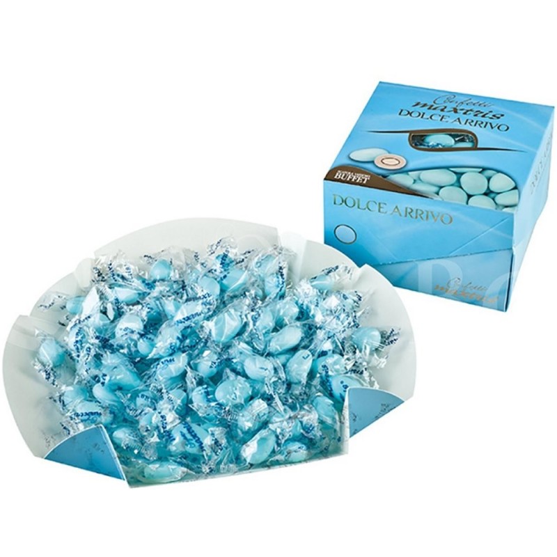 Confetti Maxtris – Dolce Arrivo – Frutta mix celeste 500 gr – CandyFrizz