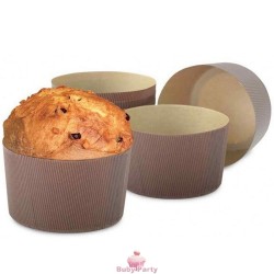 5 Stampi Panettone In Carta Da Forno Da 1 Kg