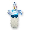 Clown di palloncini celeste personalizzabile 160 cm