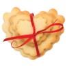 Set 4 tagliapasta cuore festonato Decora