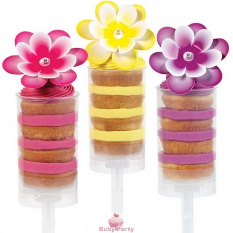 12 Picks per Treat Pops a fiori Wilton