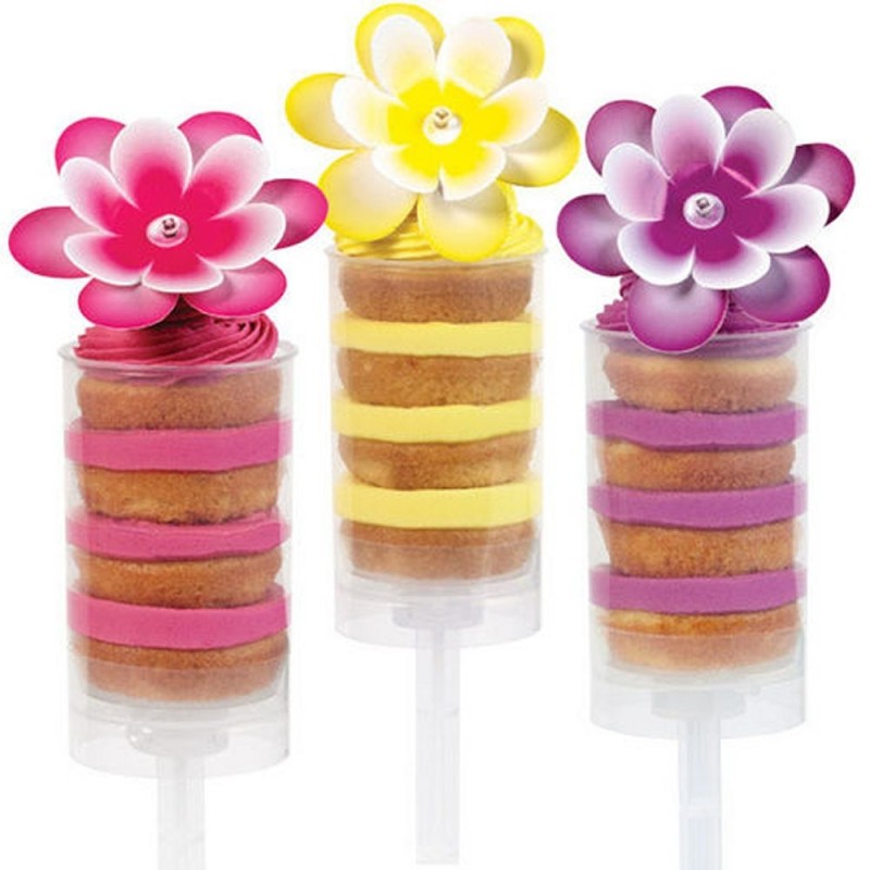 12 Picks per Treat Pops a fiori Wilton