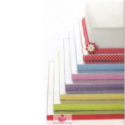 Nastro adesivo rosso a pois per cake board 10 mt Modecor