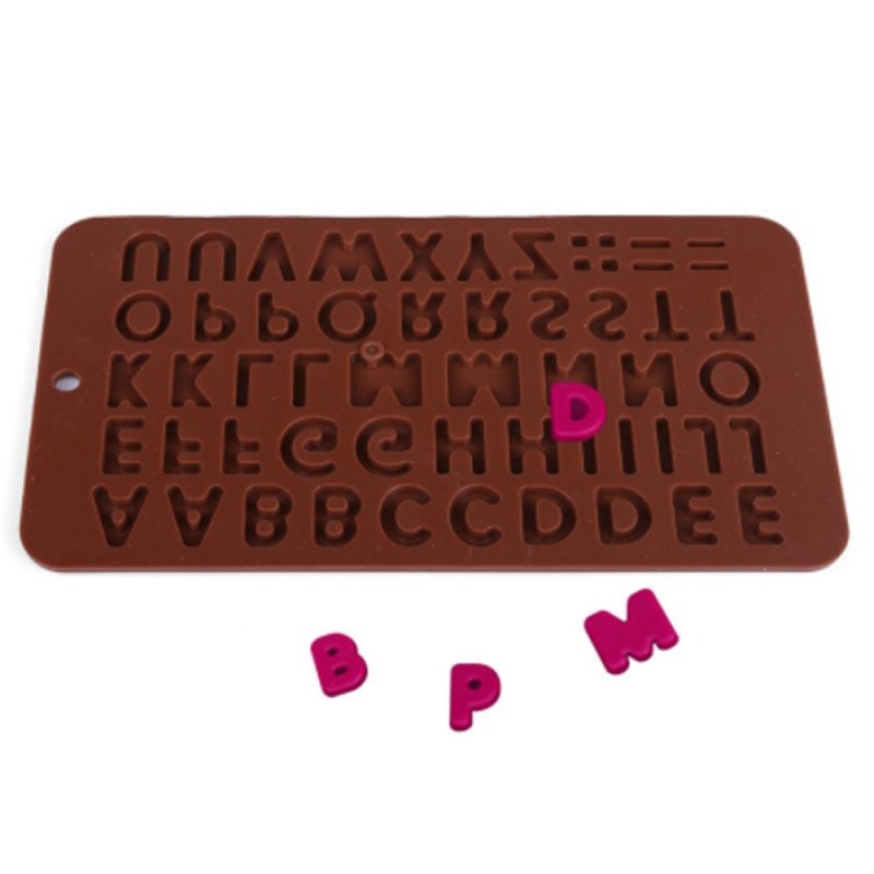 Stampo In Silicone Lettere Di Cioccolato