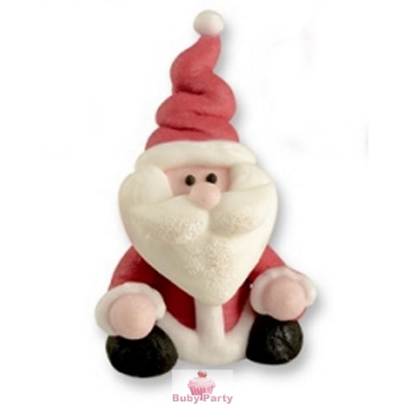 Cheerful 3d Model Of Santa Claus Happy Christmas Icon Stock