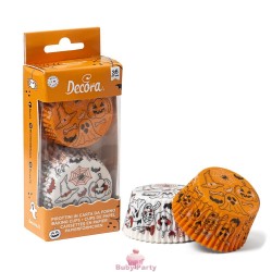 36 Pirottini Halloween Zucca E Fantasmino Ø 50X32 mm Decora